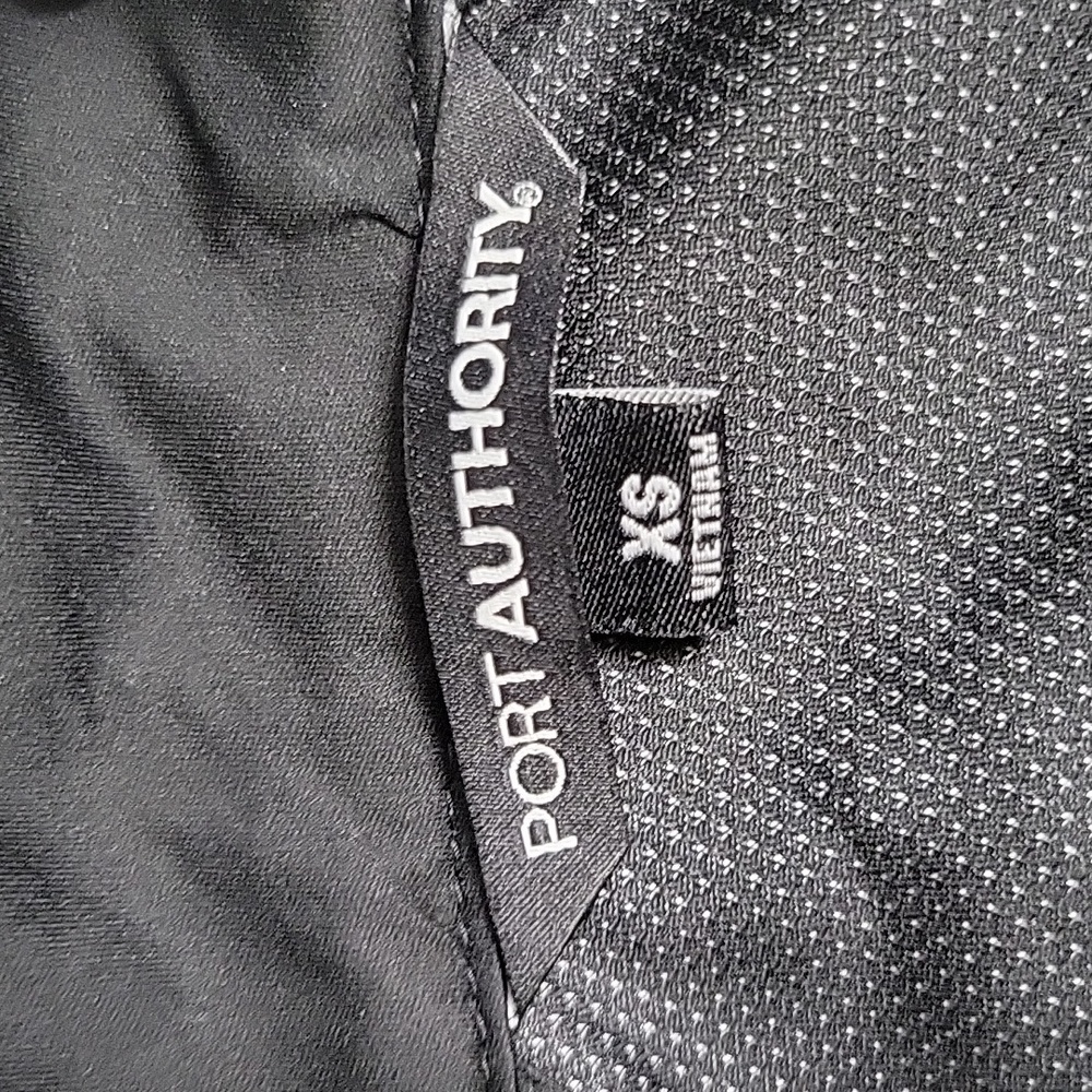 Port Authority size XS black windbreaker jacket - Picture 5 of 9